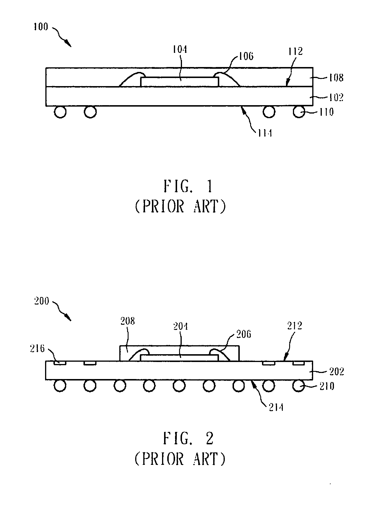 Method for manufacturing stacked package structure