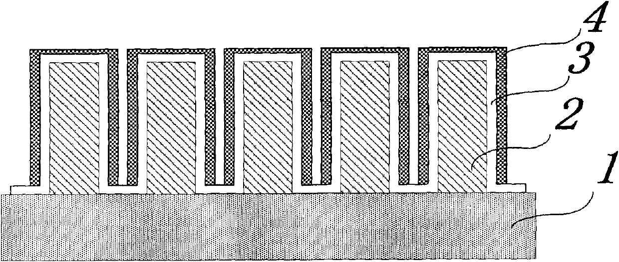 Polypyrrole microelectrode with three-dimensional structure and preparation method thereof