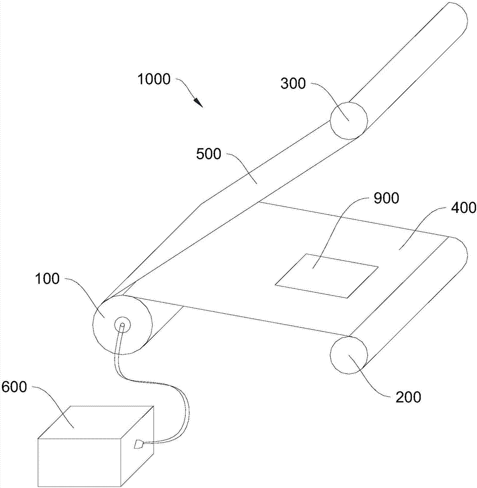 Medium conveying device and medium conveying system