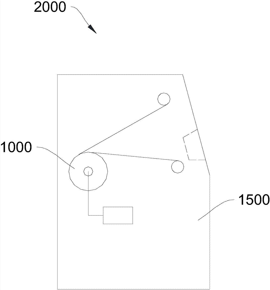 Medium conveying device and medium conveying system