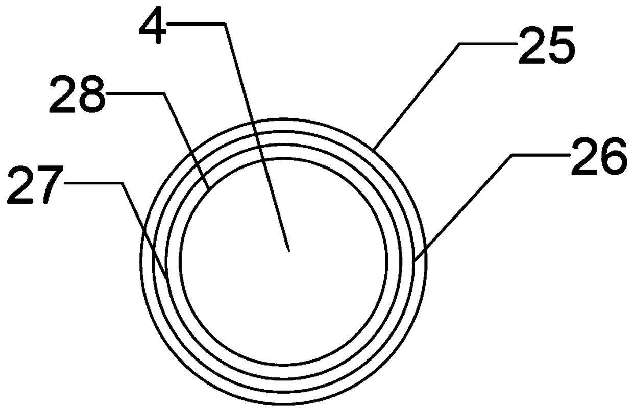 Horizontal ballast water filtering device with pleated filter screen