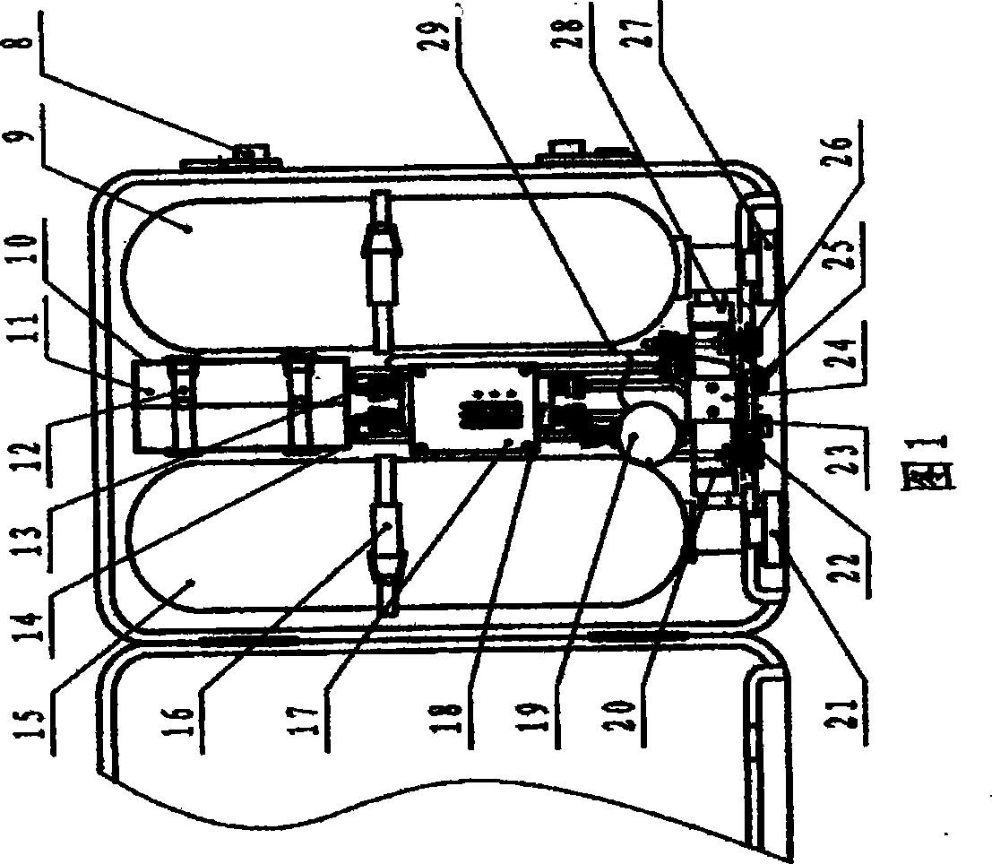 Positive-pressure automatic temperature-control refrigeration type fire-fighting air respirator