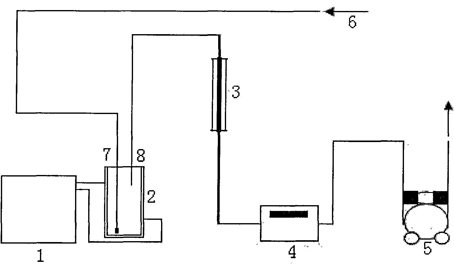 Decompressed purge-and-trap processing equipment for non-volatile organic compound in water sample and processing method thereof