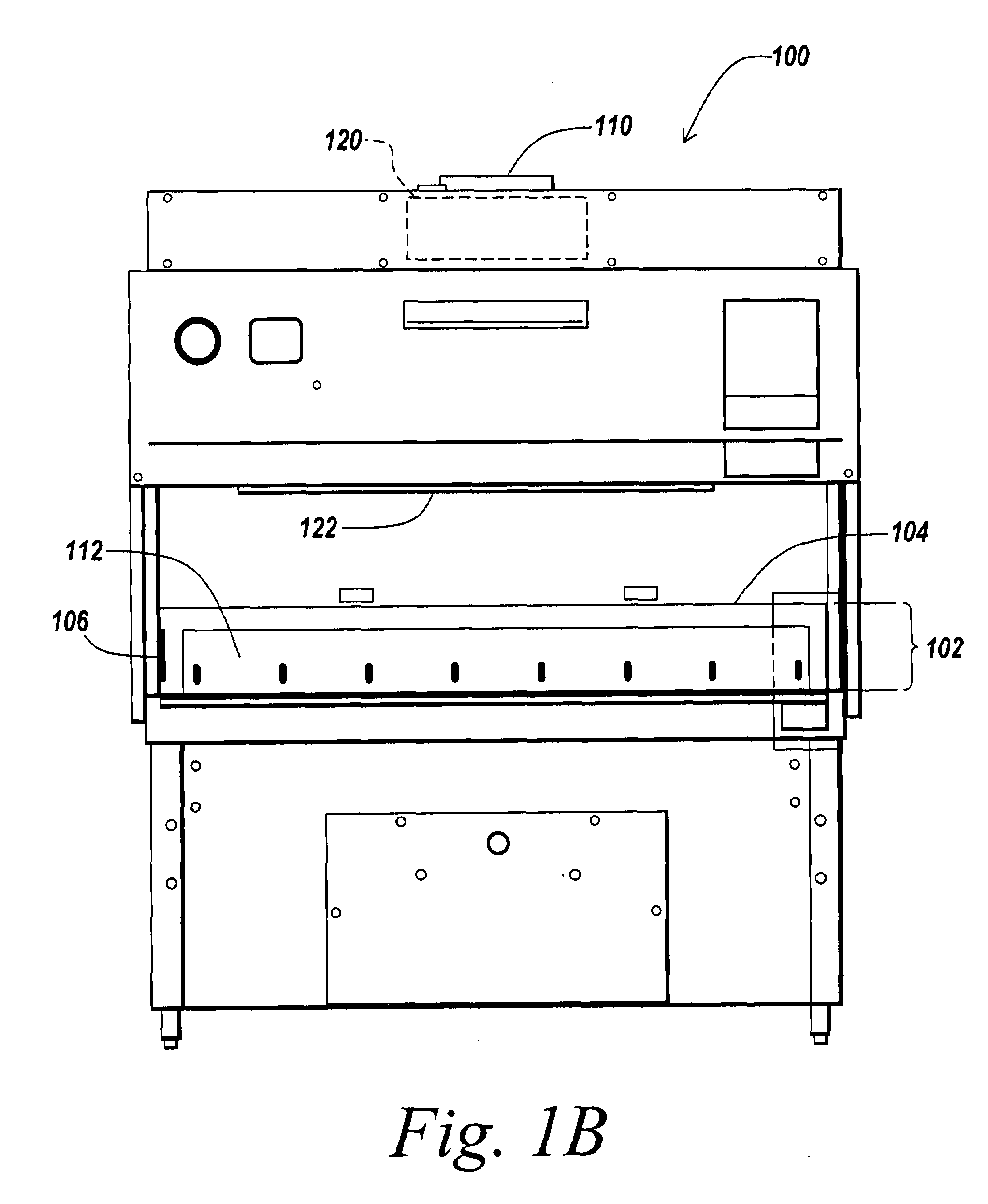 Cable port for biosafety cabinet