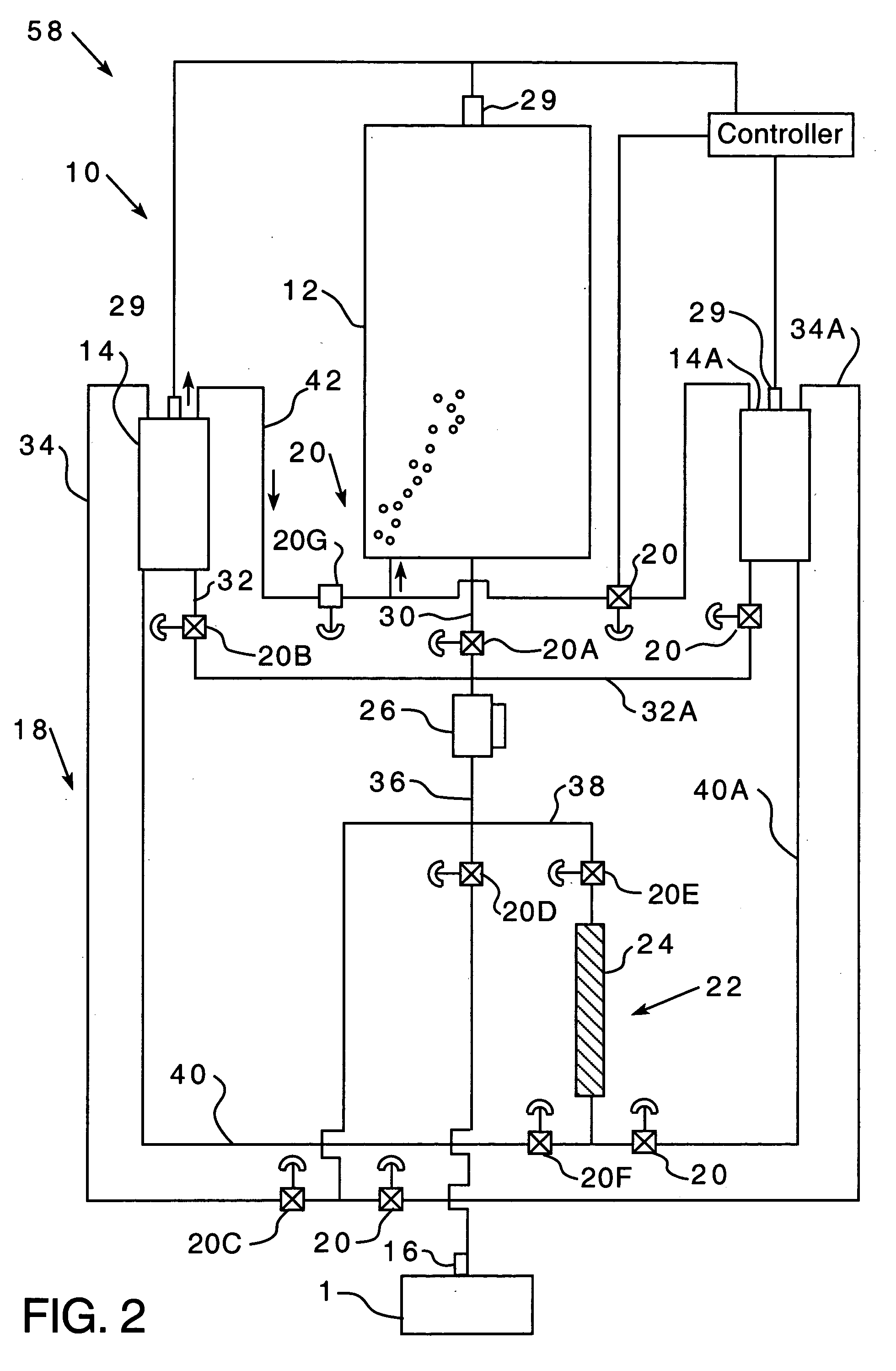 Pressurized liquid natural gas filling system and associated method