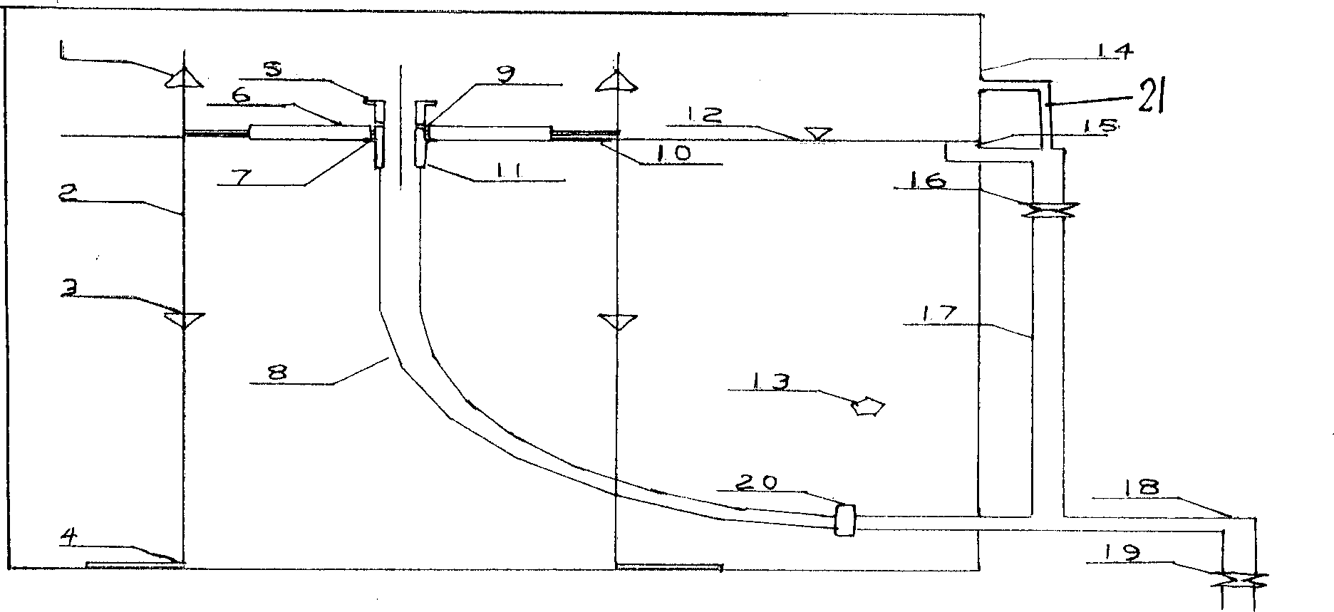 Water strainer without power source