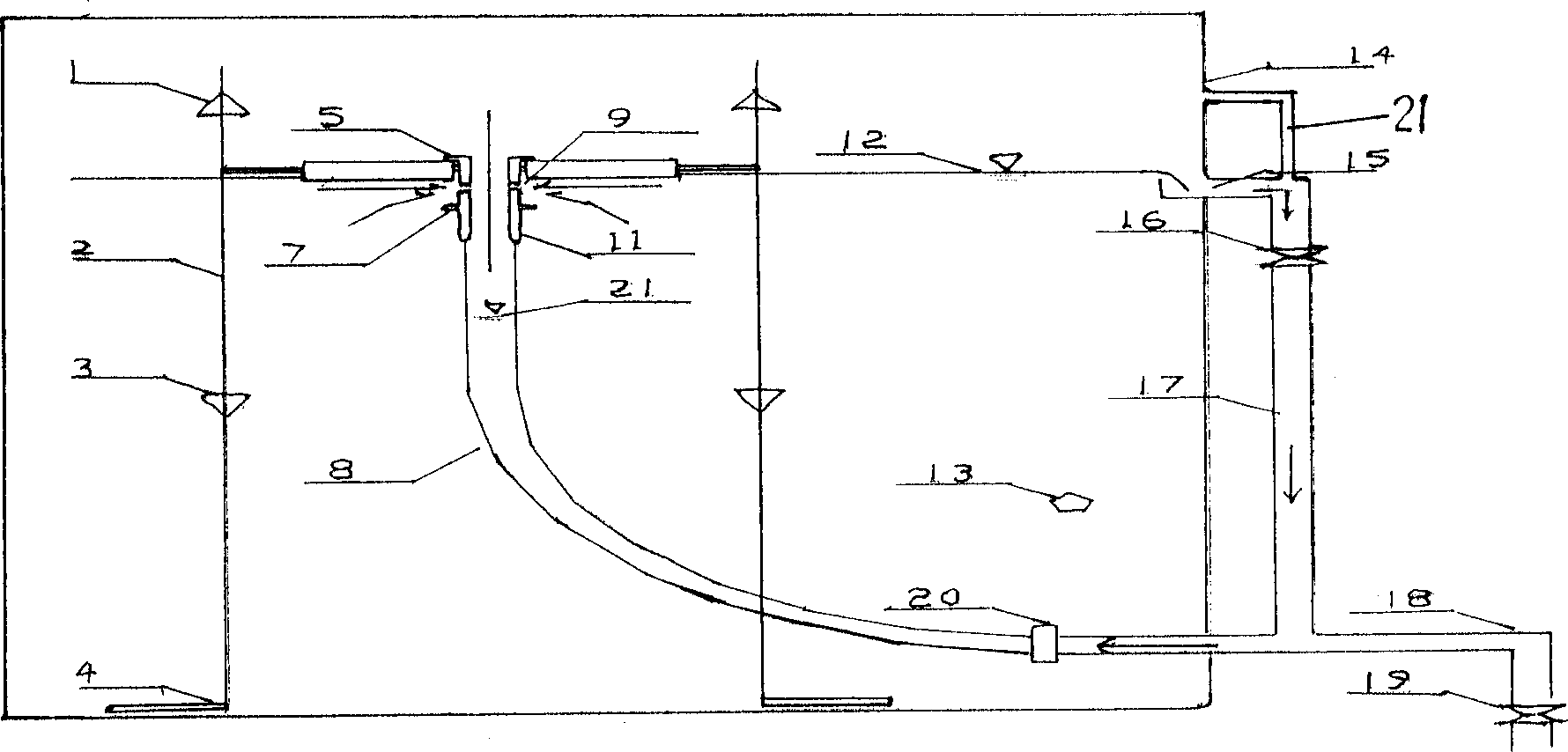 Water strainer without power source