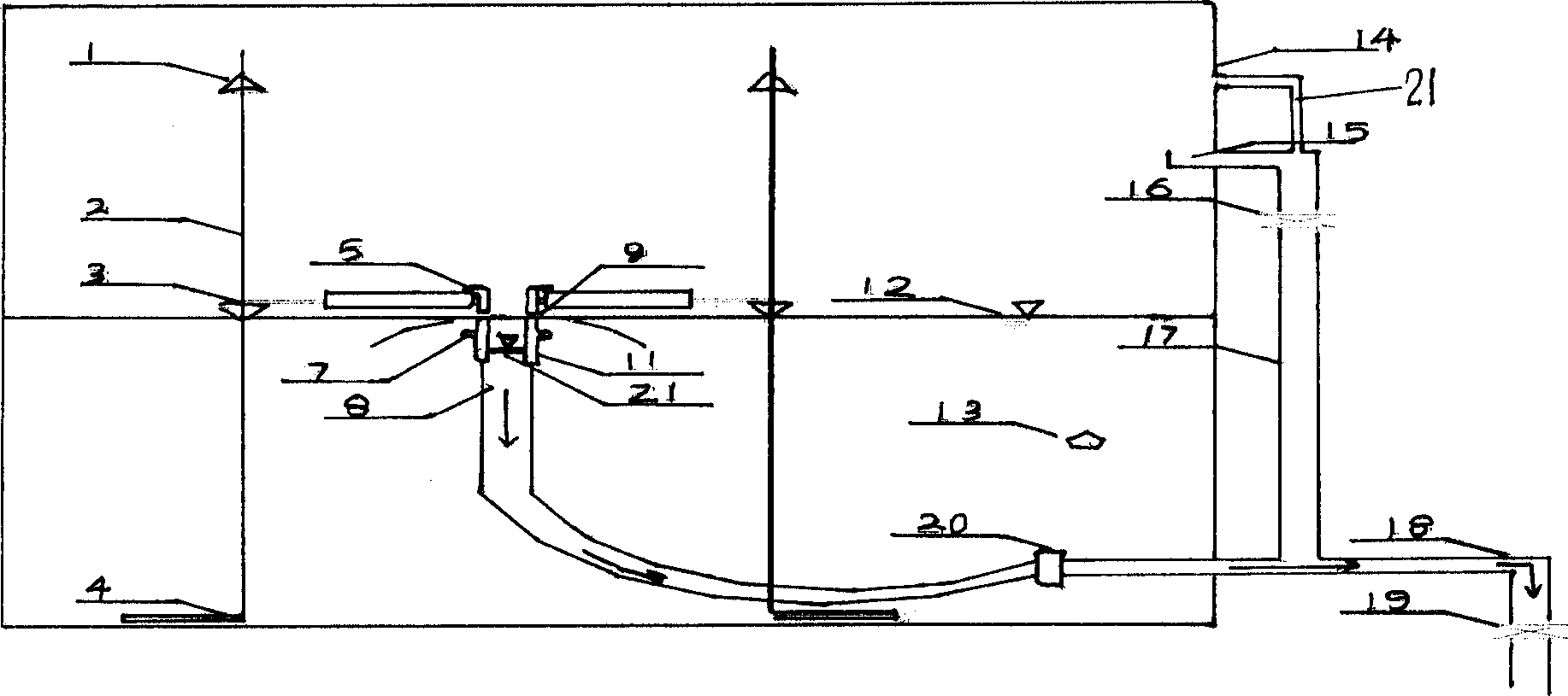 Water strainer without power source