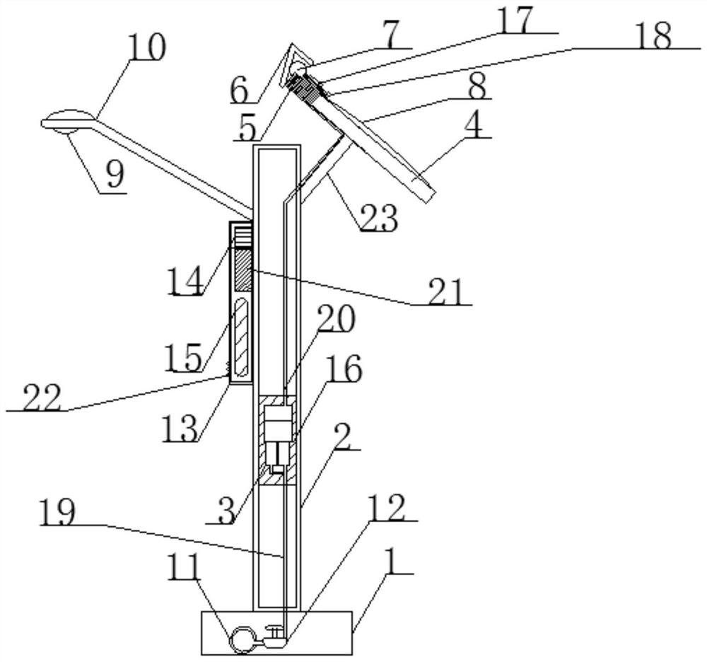 Solar street lamp capable of being automatically cleaned