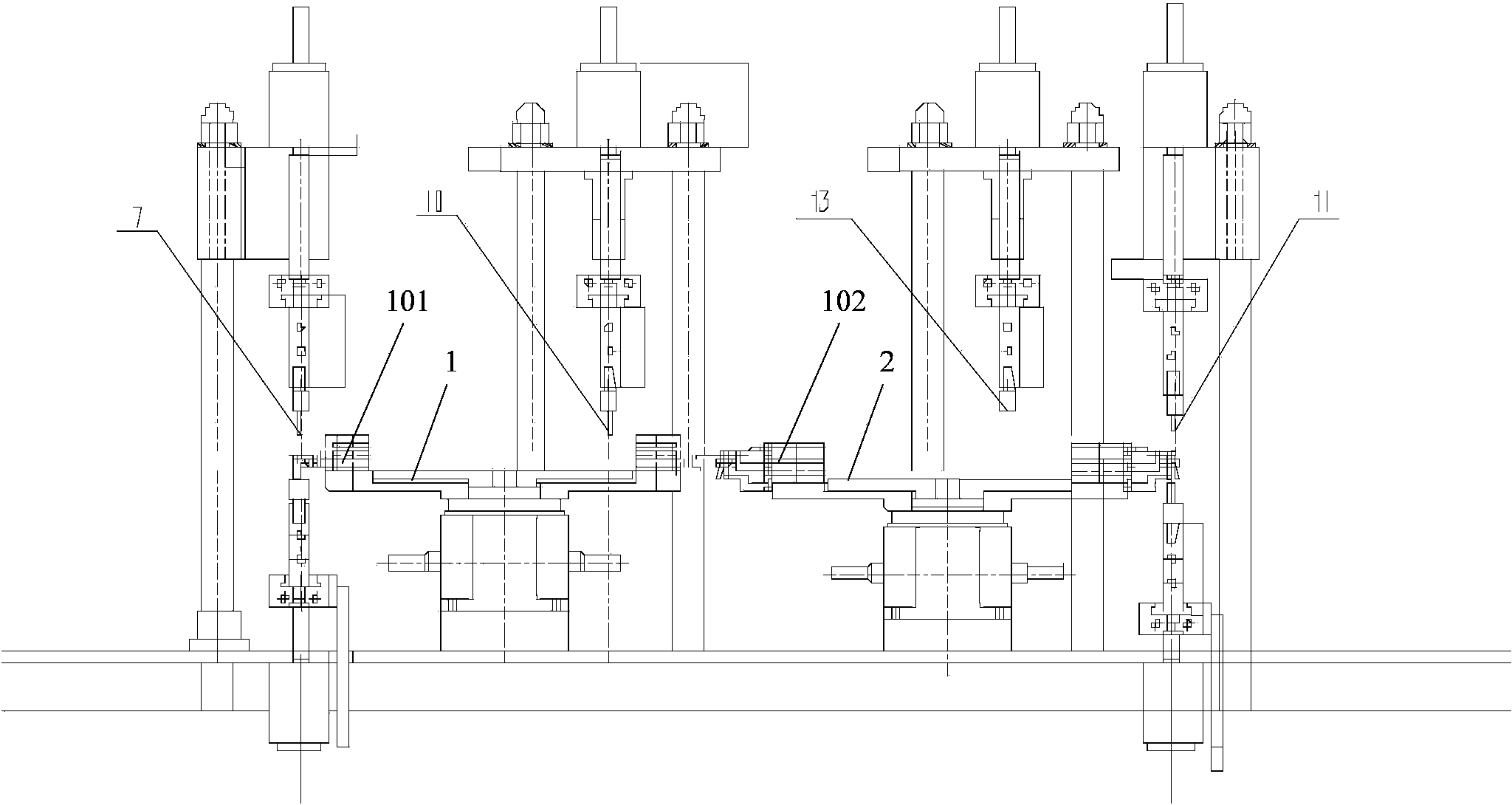 Flexible joint clamp, multi-layer mechanical arm with same and full-automatic welding system