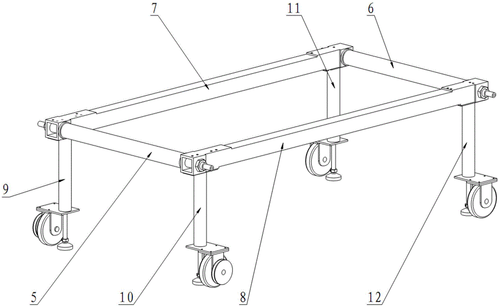 Verification device based on belt-driven four-wheel aligner