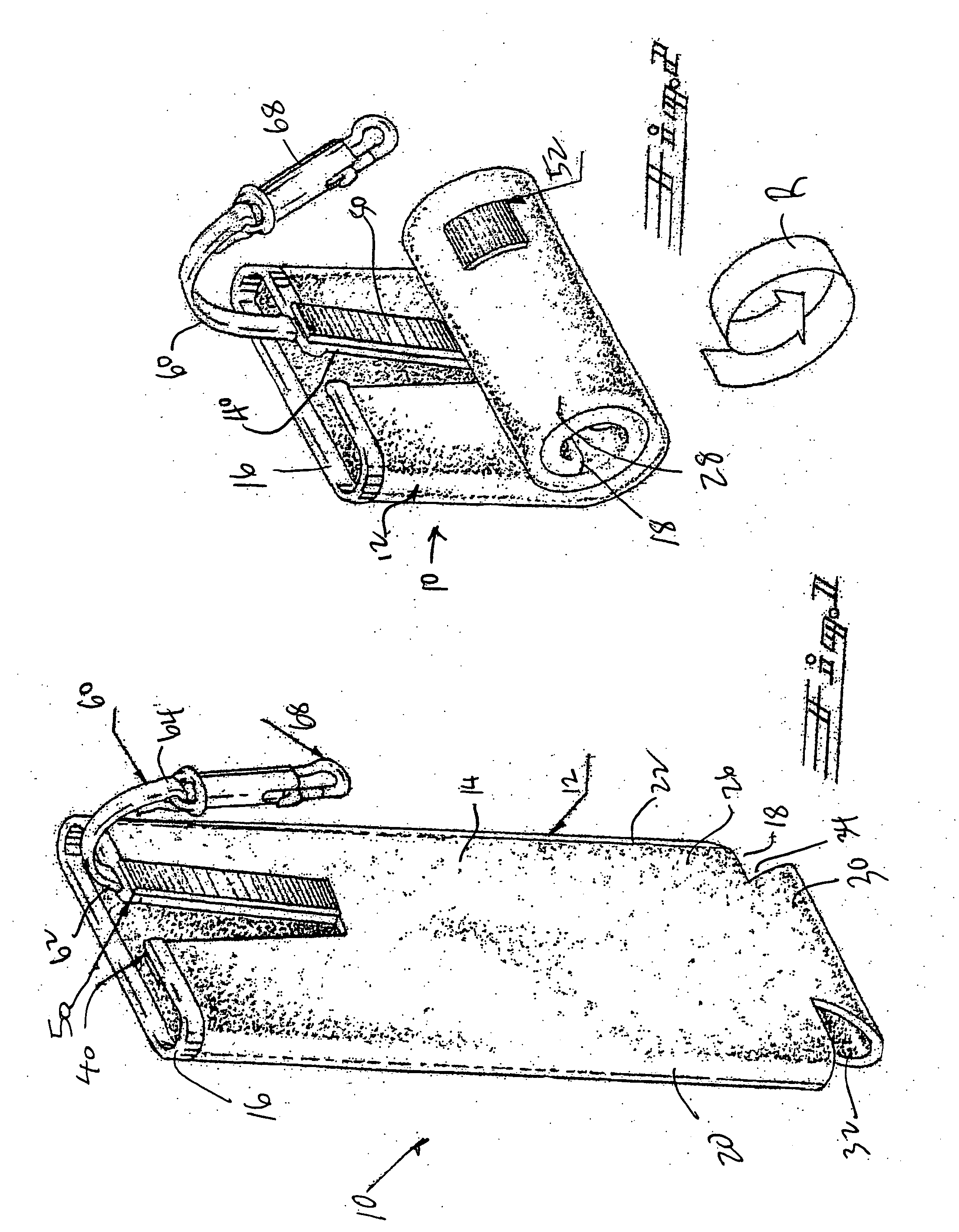 Container insulator capable of being rolled-up