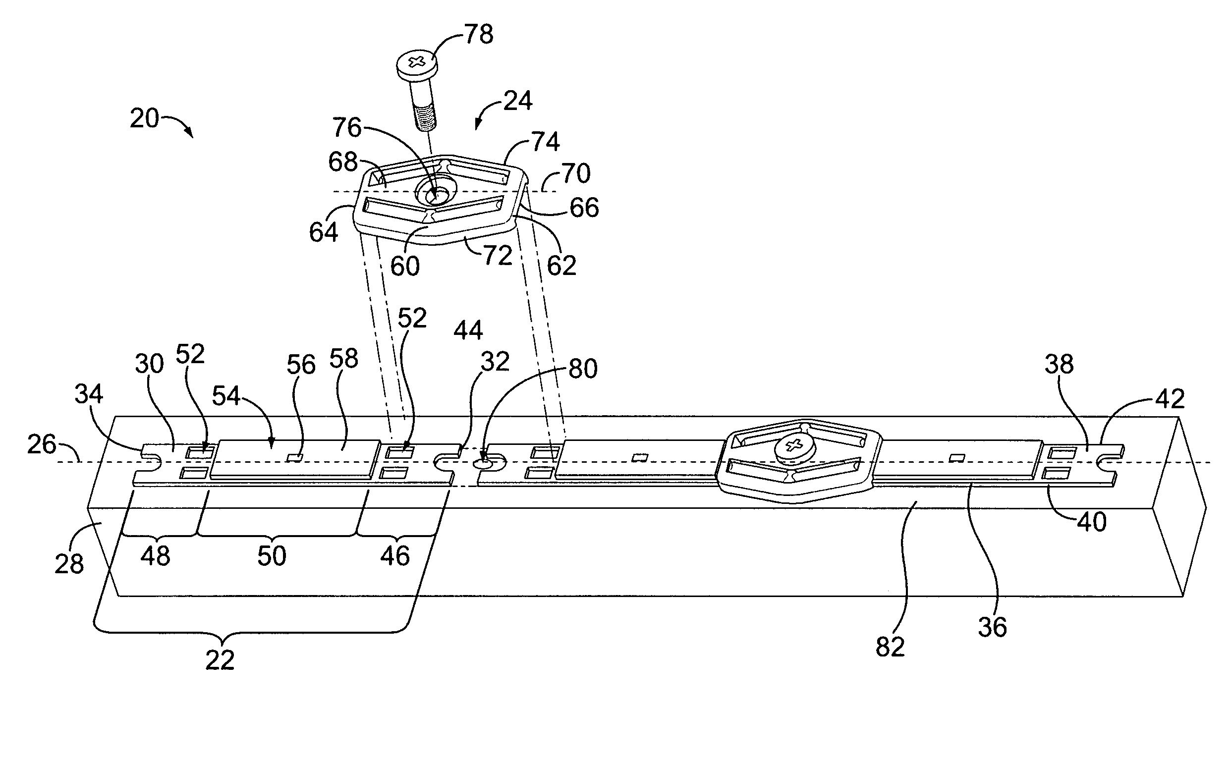 Jumper connector for a lighting assembly