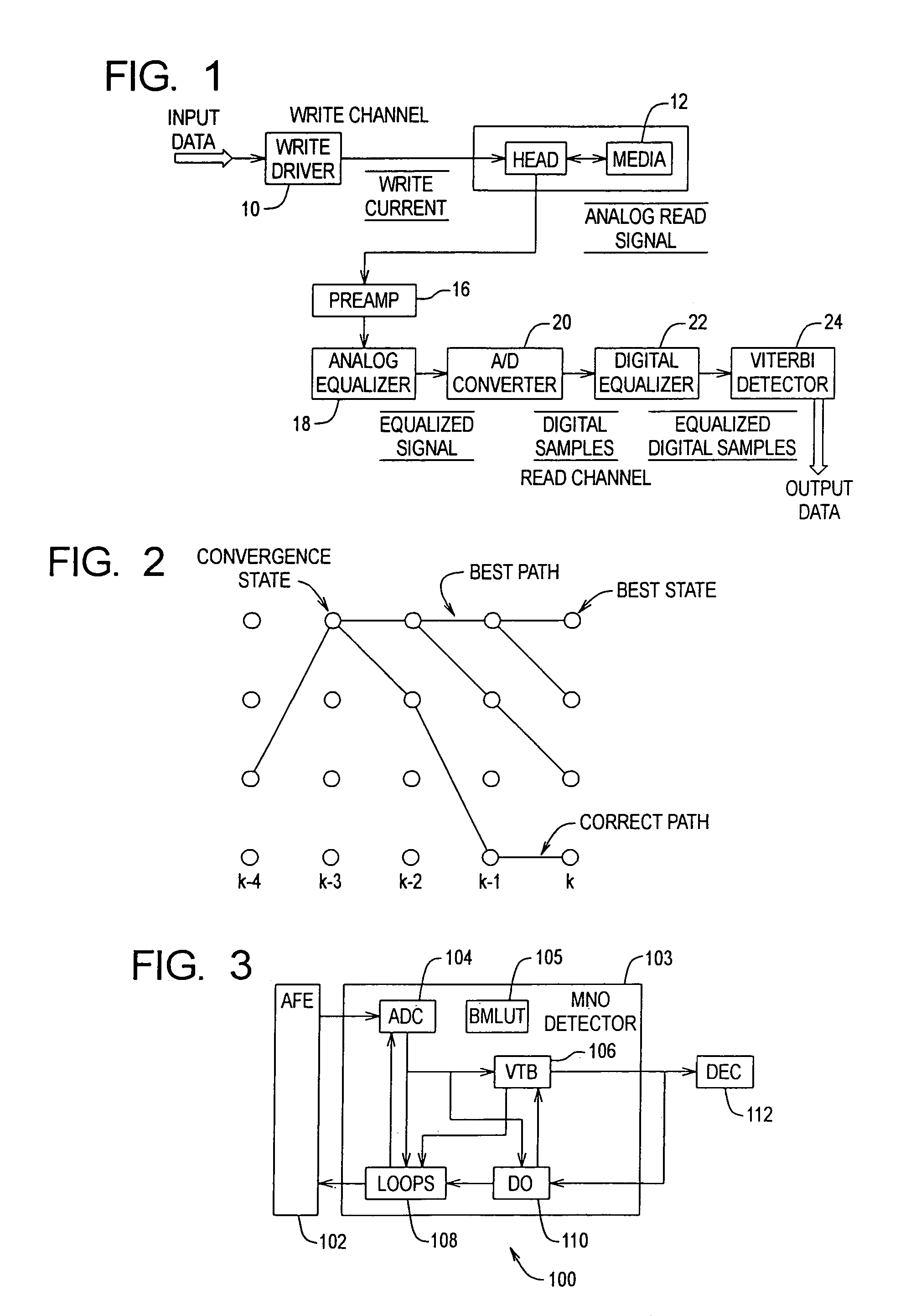 Media noise optimized detector for magnetic recording