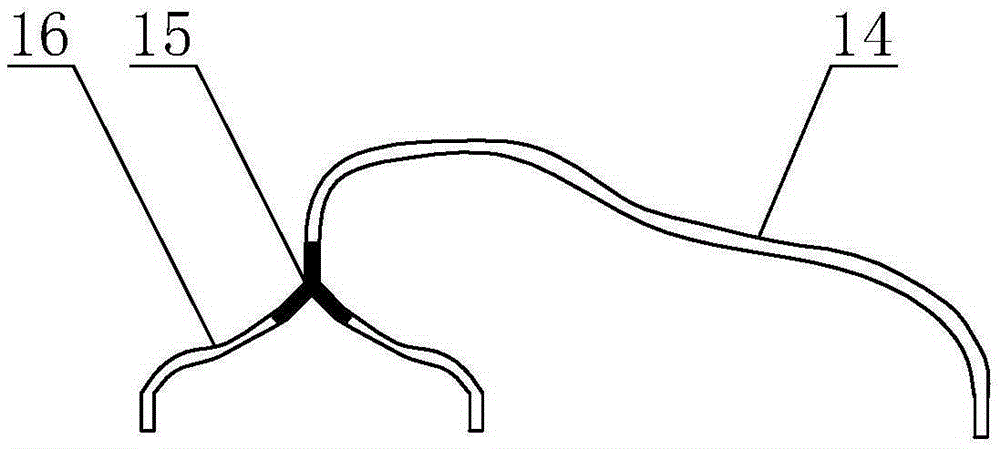 Simulation test device of sedimentation post-treatment of rain pipe in sea silt and method