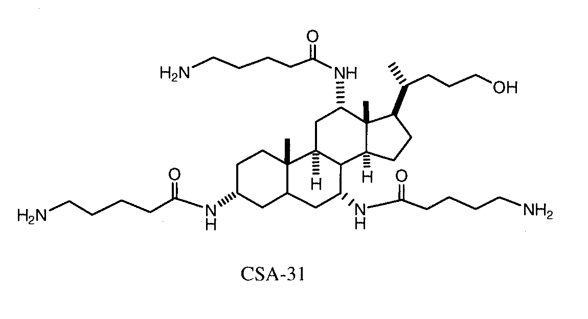 Cationic Steroid Antimicrobial Compositions and Methods of Use