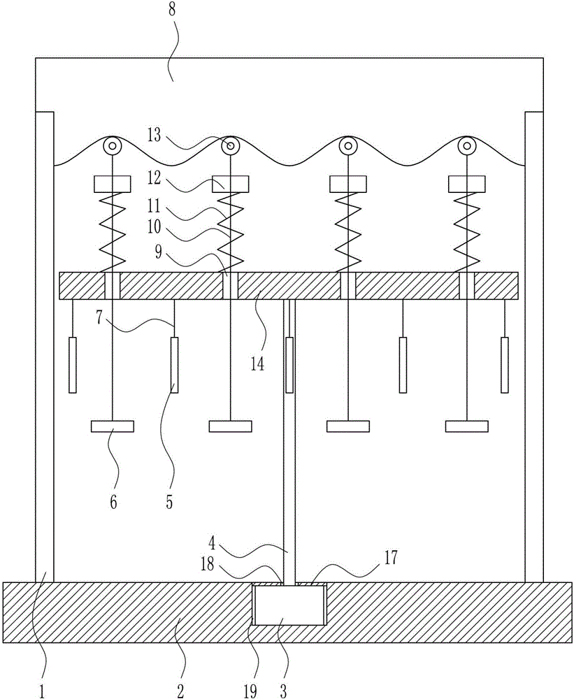 Intelligent bracelet rotating display device