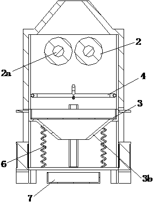 Sand leaking device for building road bridge construction