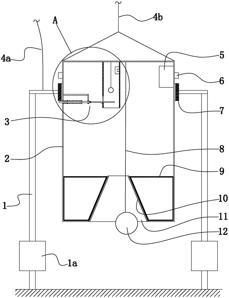 Shrimp sample collection device for biological quality monitoring