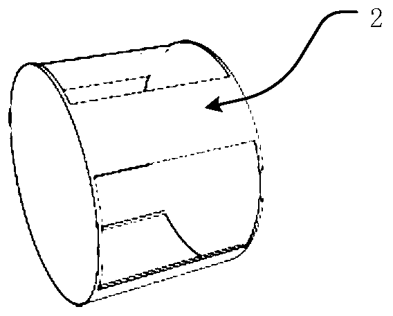 Ultra-low-field nuclear magnetic resonance imaging device applied to cerebral stroke diagnosis