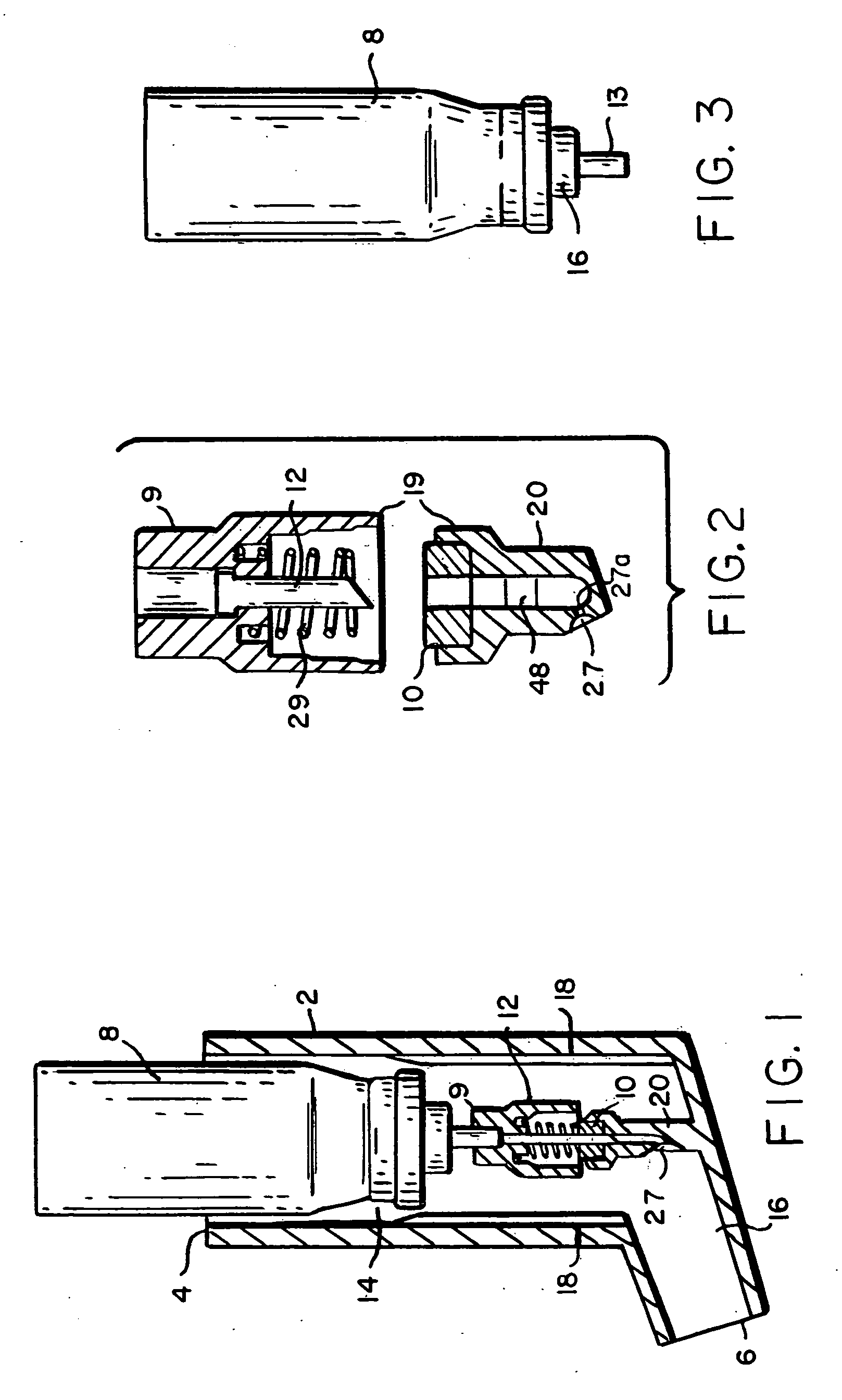 Metered dose delivery device for liquid and powder agents