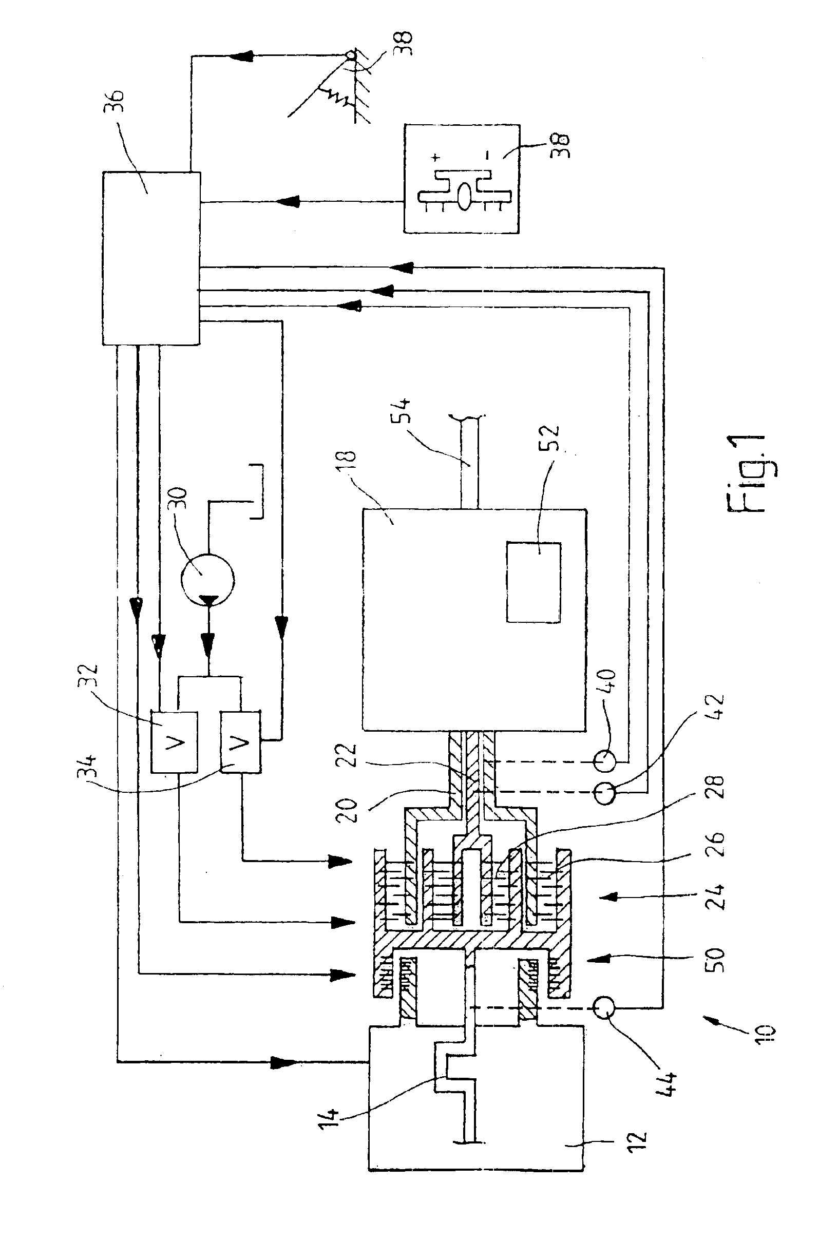 Method for the operation of a multiple clutching device and a power shift transmission