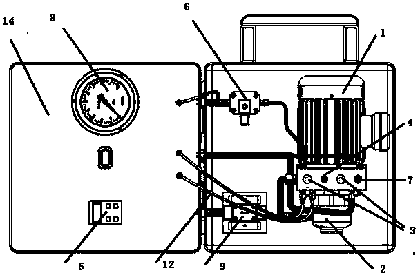 Portable multifunctional hydraulic oil testing and maintenance device