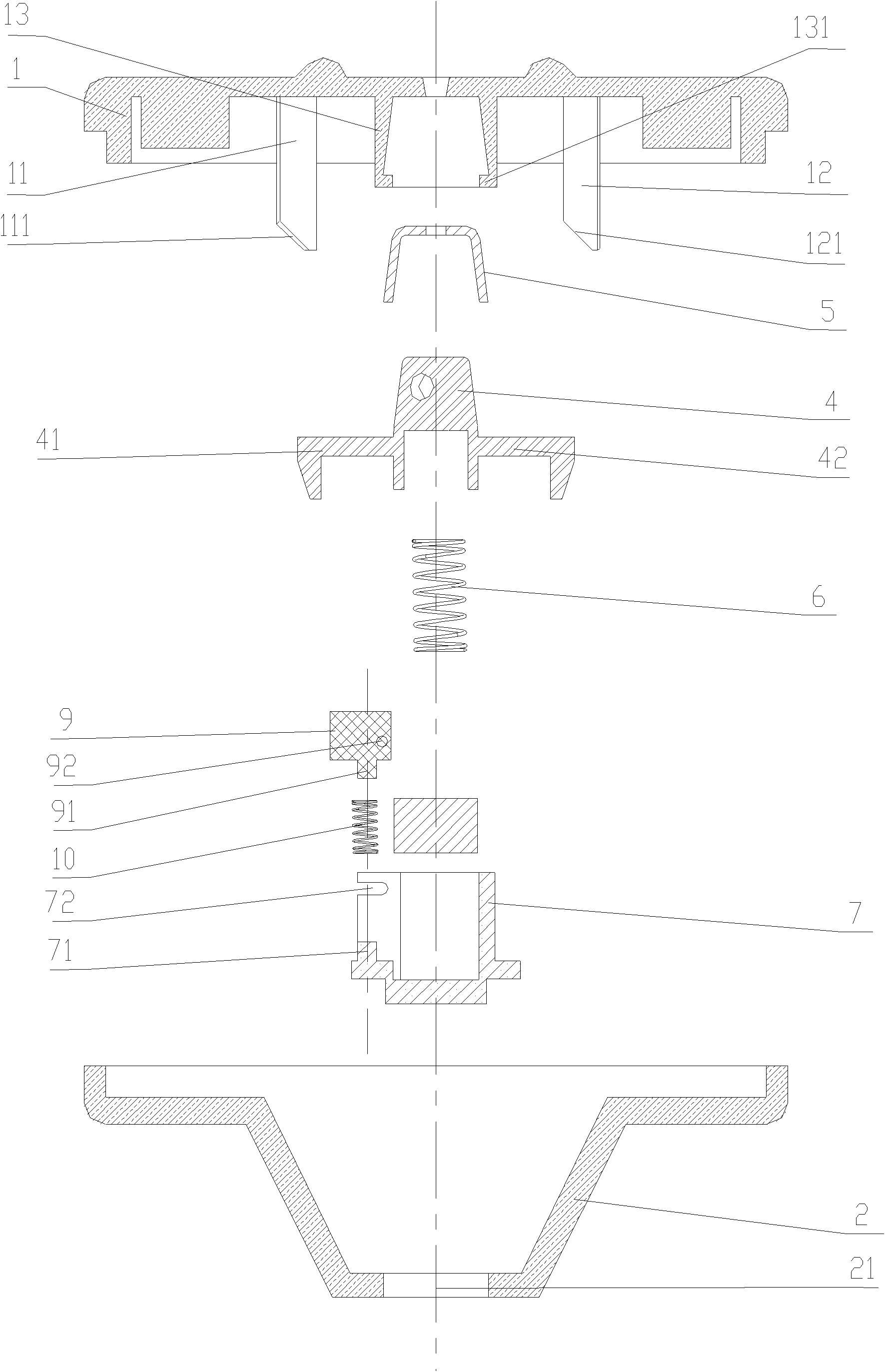 Electric high-speed impact type anti-theft label