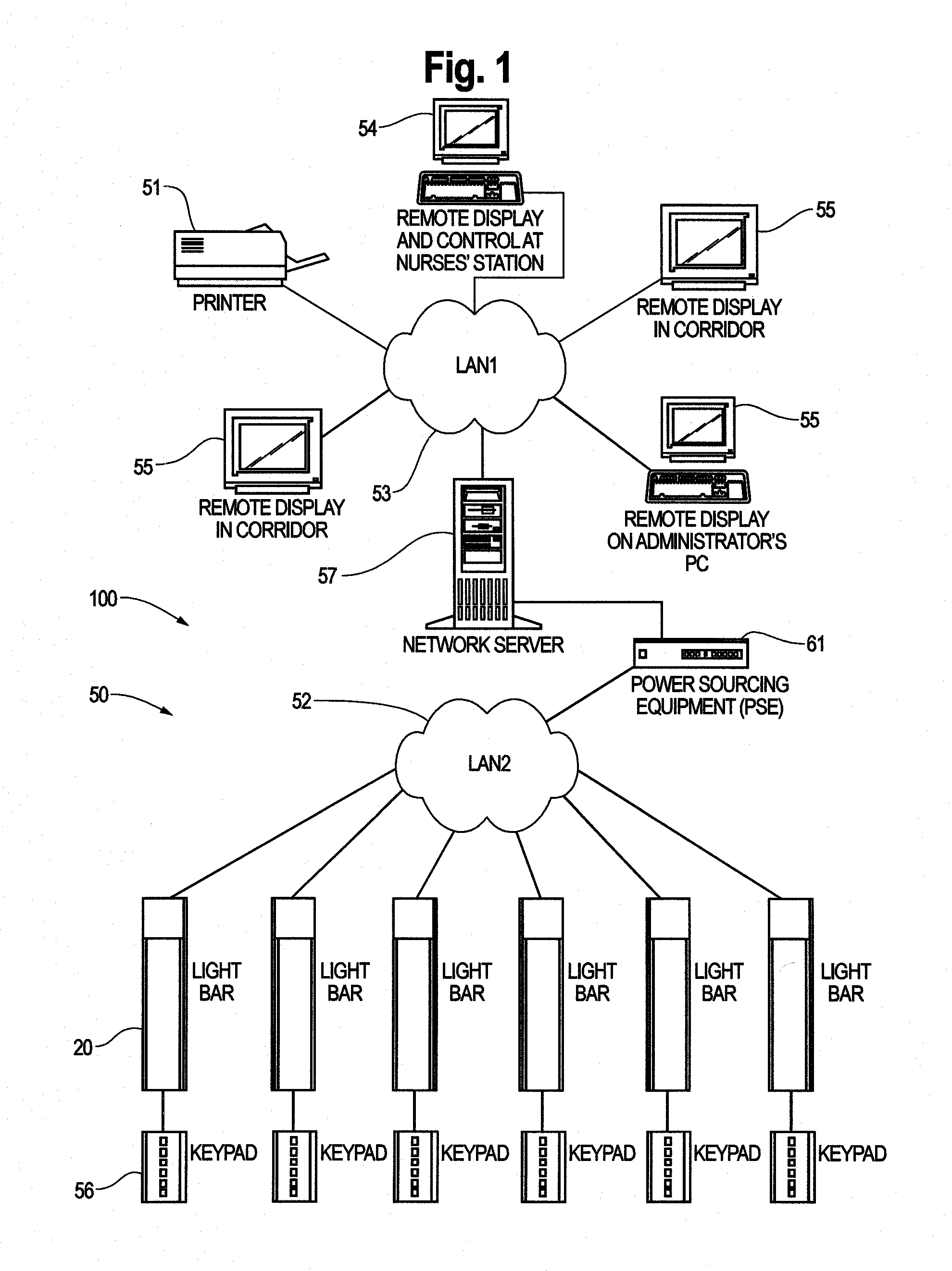 Modular signal device for a room occupancy management system and a method for using same