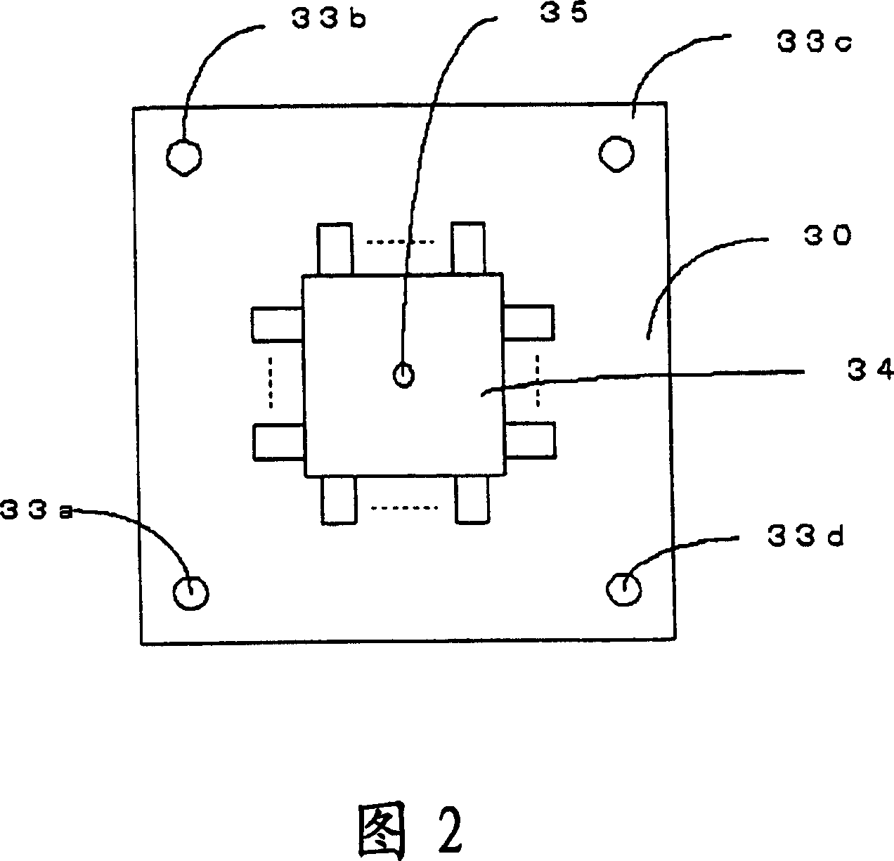 Correcting method for electronic part mounting device and device for using said method