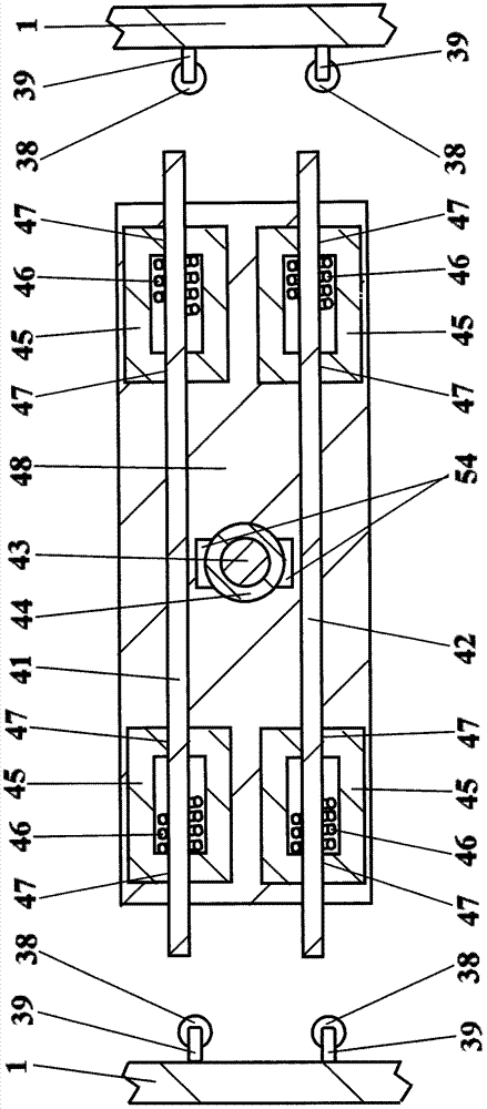 Thrust vectoring nozzle of jet engine mounted on underwater ship