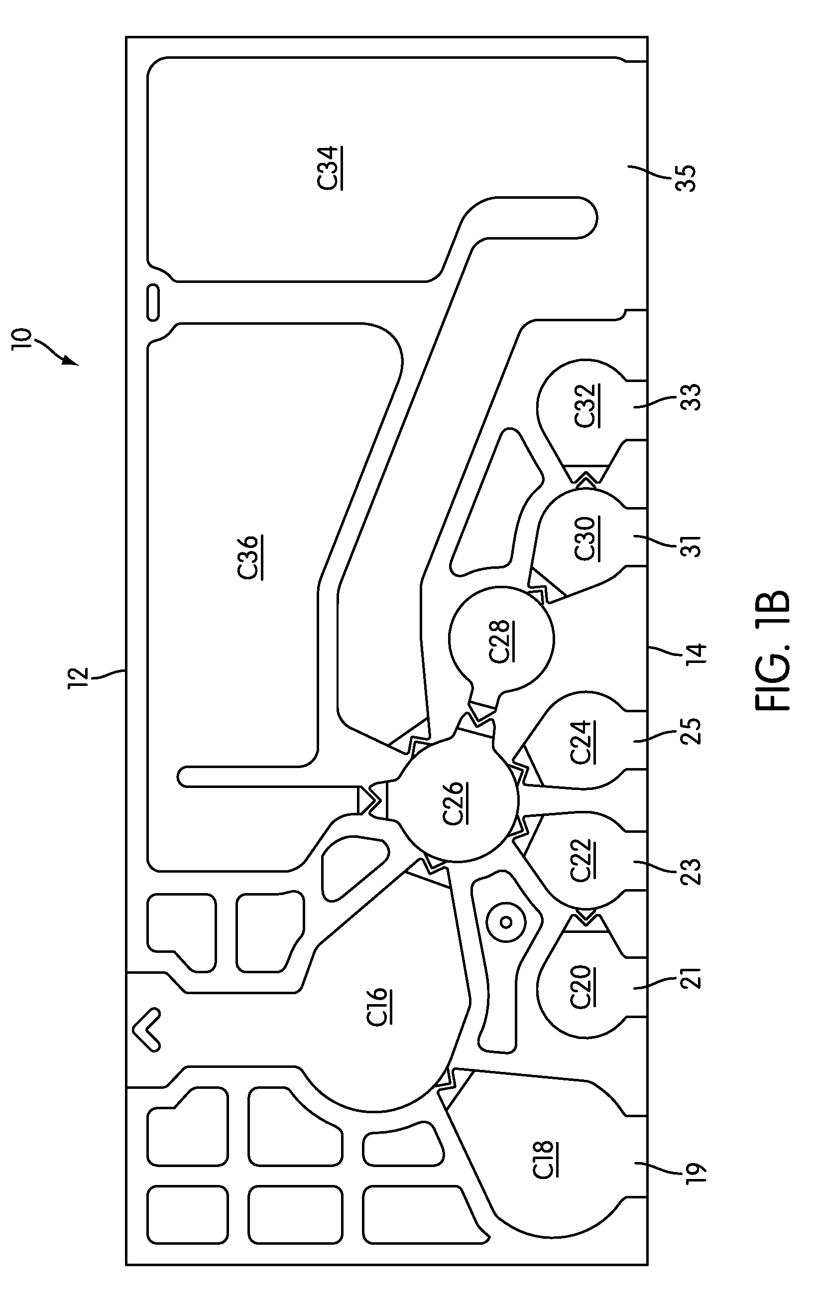 Multi-Chambered Receptacles