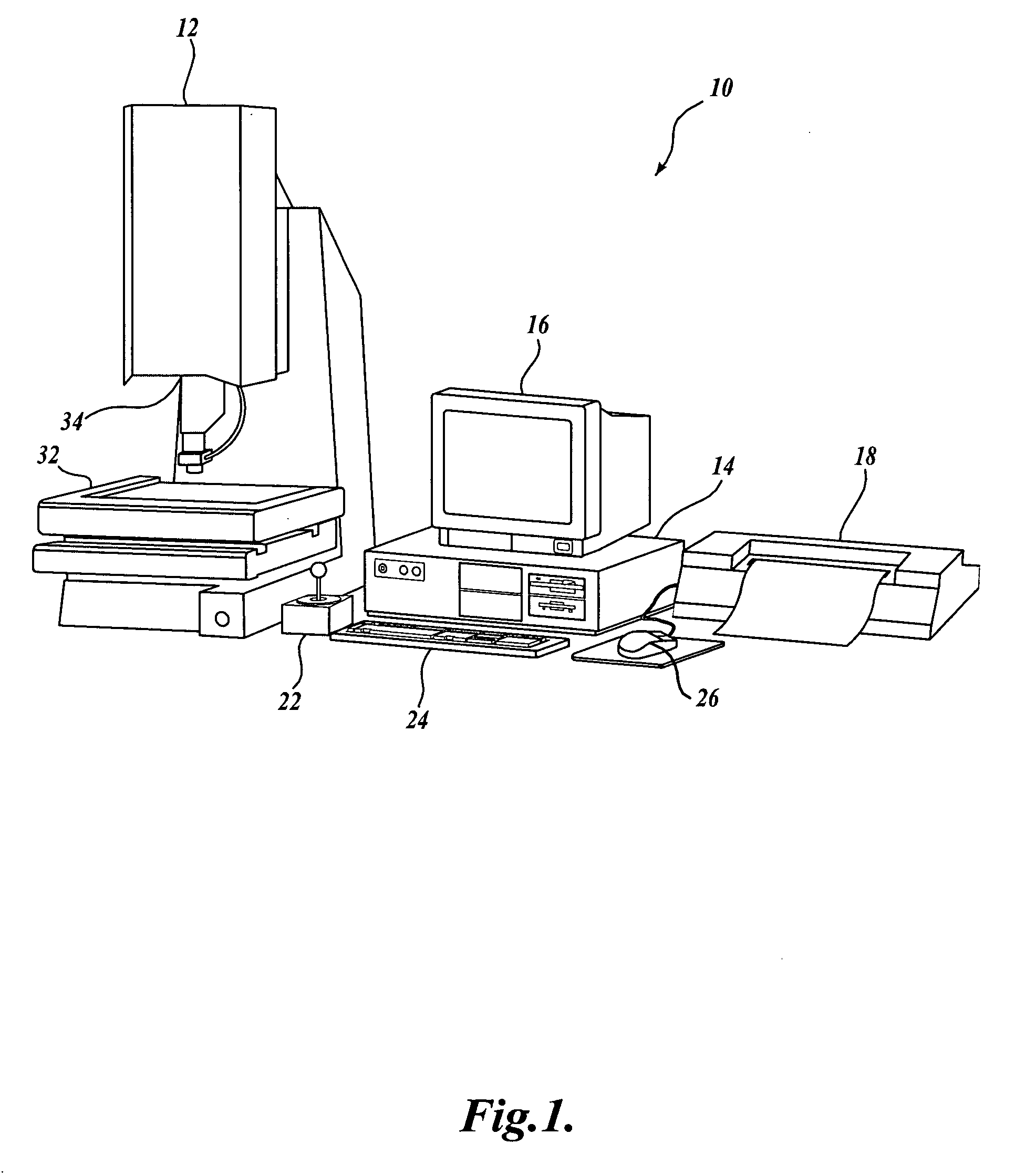 Magnified machine vision user interface