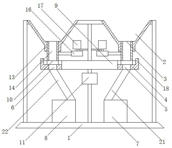 Coin separation device based on ring separation