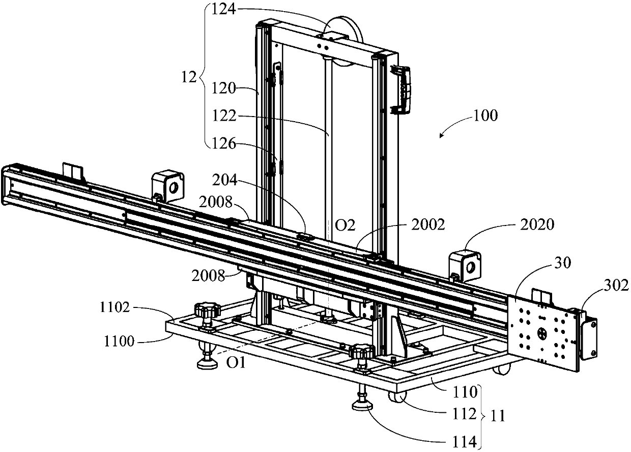 Calibration device and method of center line of vehicle body