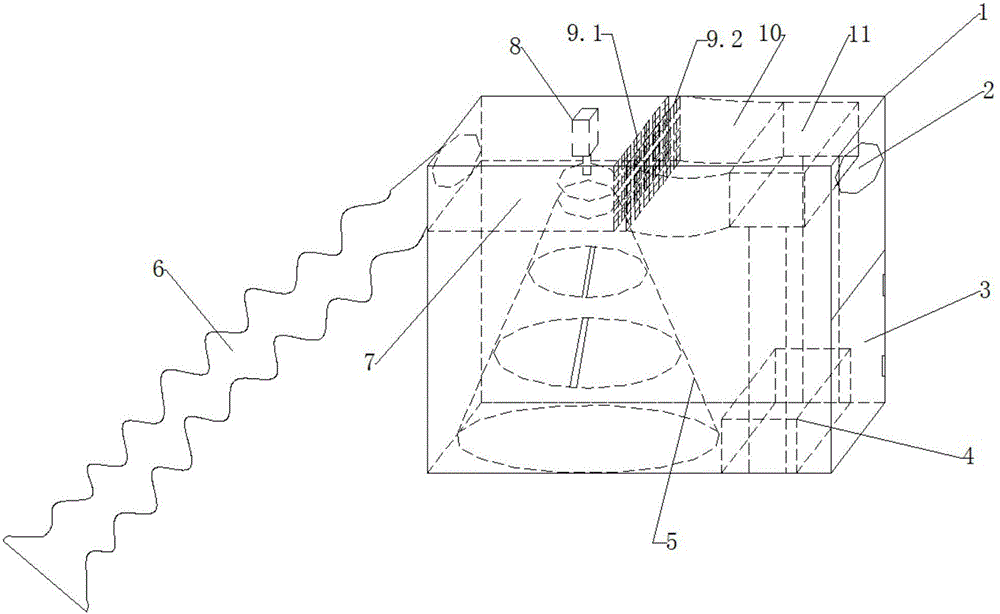 Backpack poplar catkin and willow catkin absorption device and method