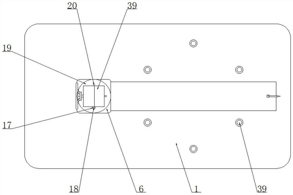 Photography and video recording support rotating mechanism