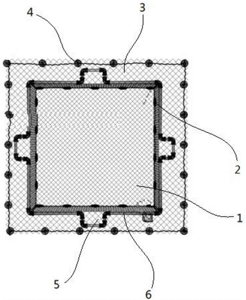 Pond multifunctional duckweed cultivation net cage