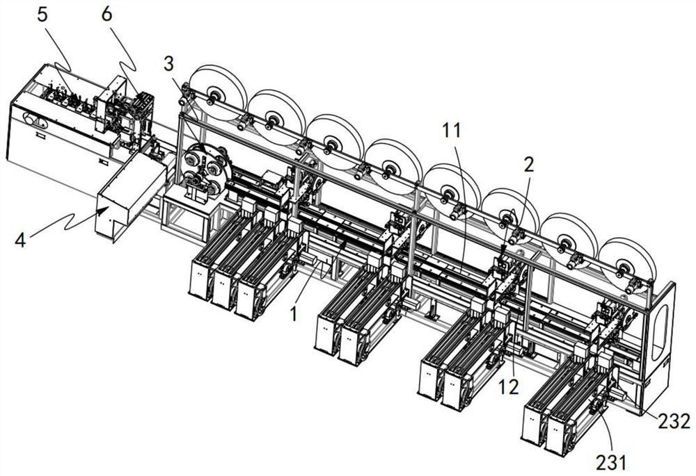 Storage battery pole plate wrapping mechanism and automatic storage battery pole group wrapping production line