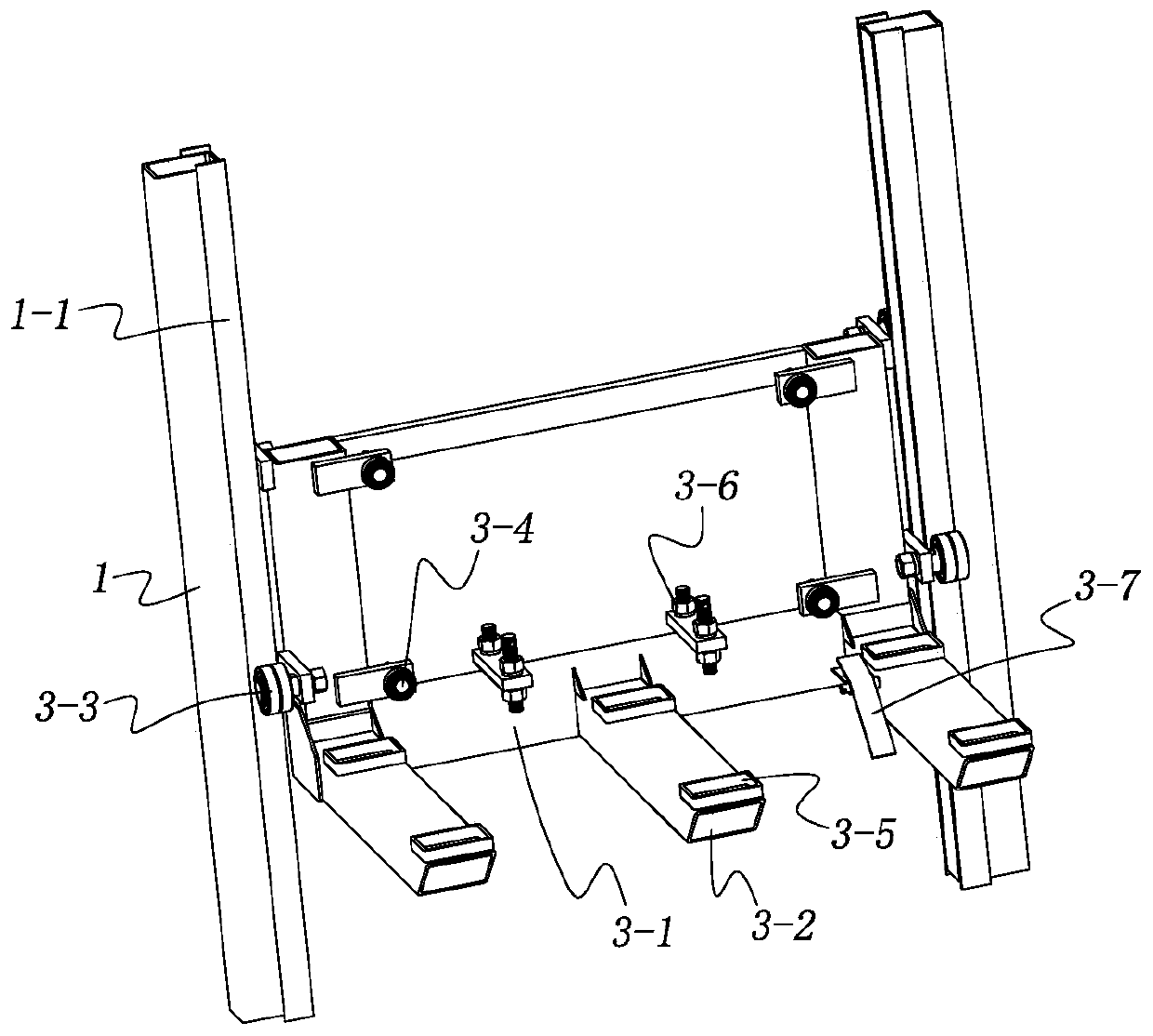 Plate feeding machine for brick machine system