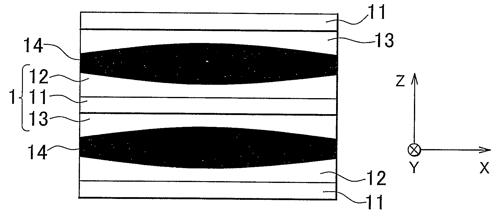 Electrode for electric storage device and electric storage device