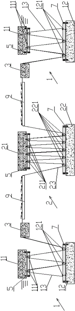 Floating-type photovoltaic power station and anchor system thereof