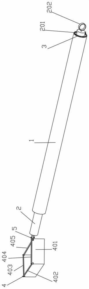 Clinical specimen extractor for thoracic surgery department