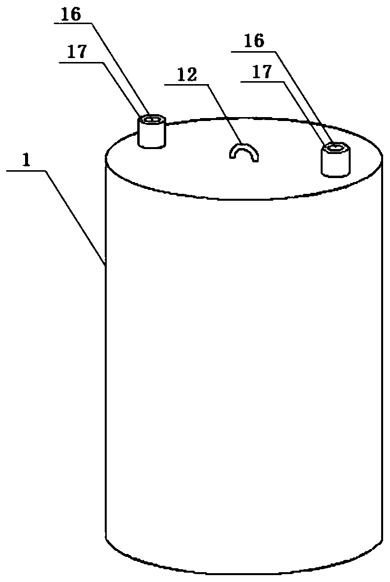 Suction bucket foundation with anti-pull steel pipe pile and mounting method thereof