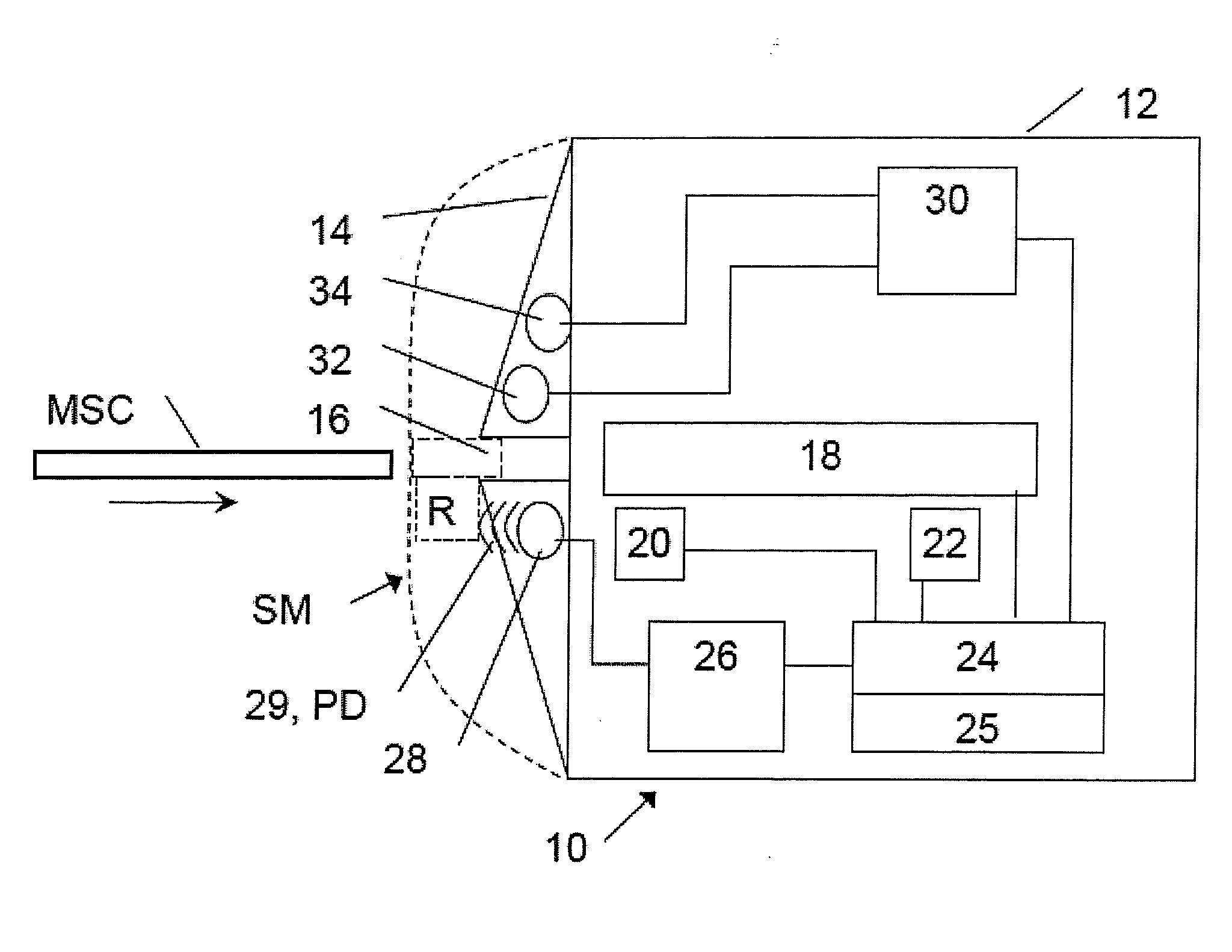 Protective device and method for preventing skimming on a card reader