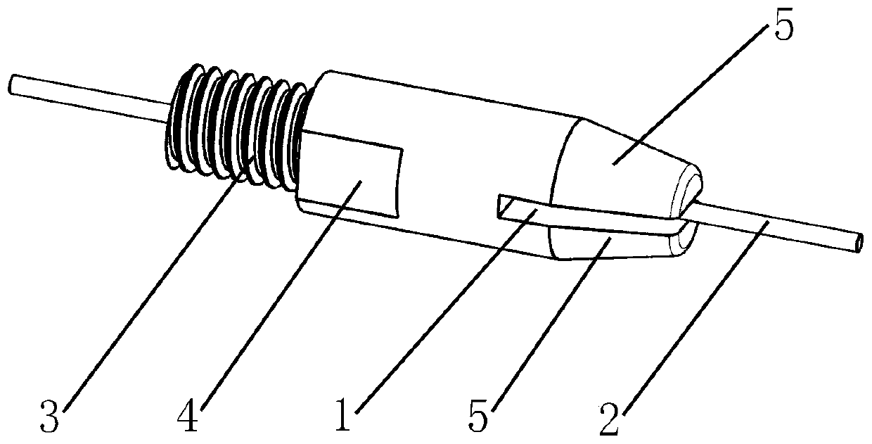 Machining method of durable welding current contact nozzle easy to machine