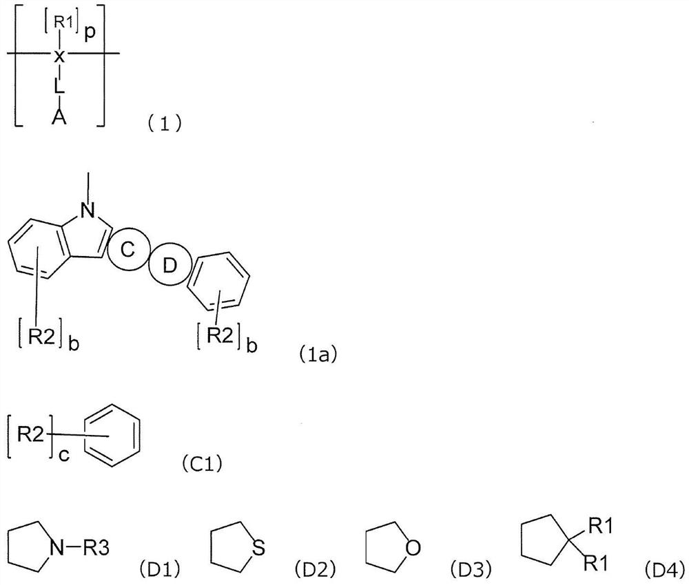 Polymer for organic electroluminescent element and organic electroluminescent element