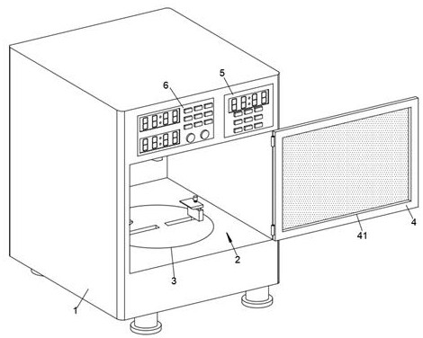 A compression test device for pallets