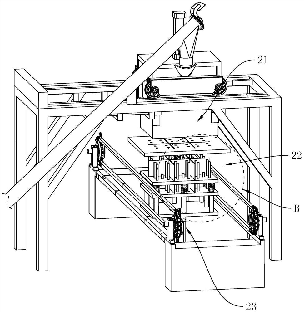 A kind of anti-cracking block manufacturing equipment