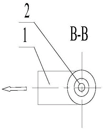 Flow guiding cyclone type biomass pyrolysis reactor